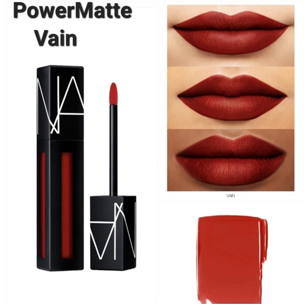NARS POWERMATTE Lip Pigment* ~ VAIN 2786 (Deep Burgundy Wine) NIB 5.5ml